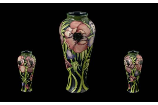 Moorcroft Modern Tubelined Vase ' Poppie - Image 2 of 2