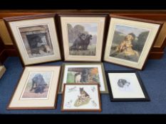 Four Signed Limited Edition Prints by Ni