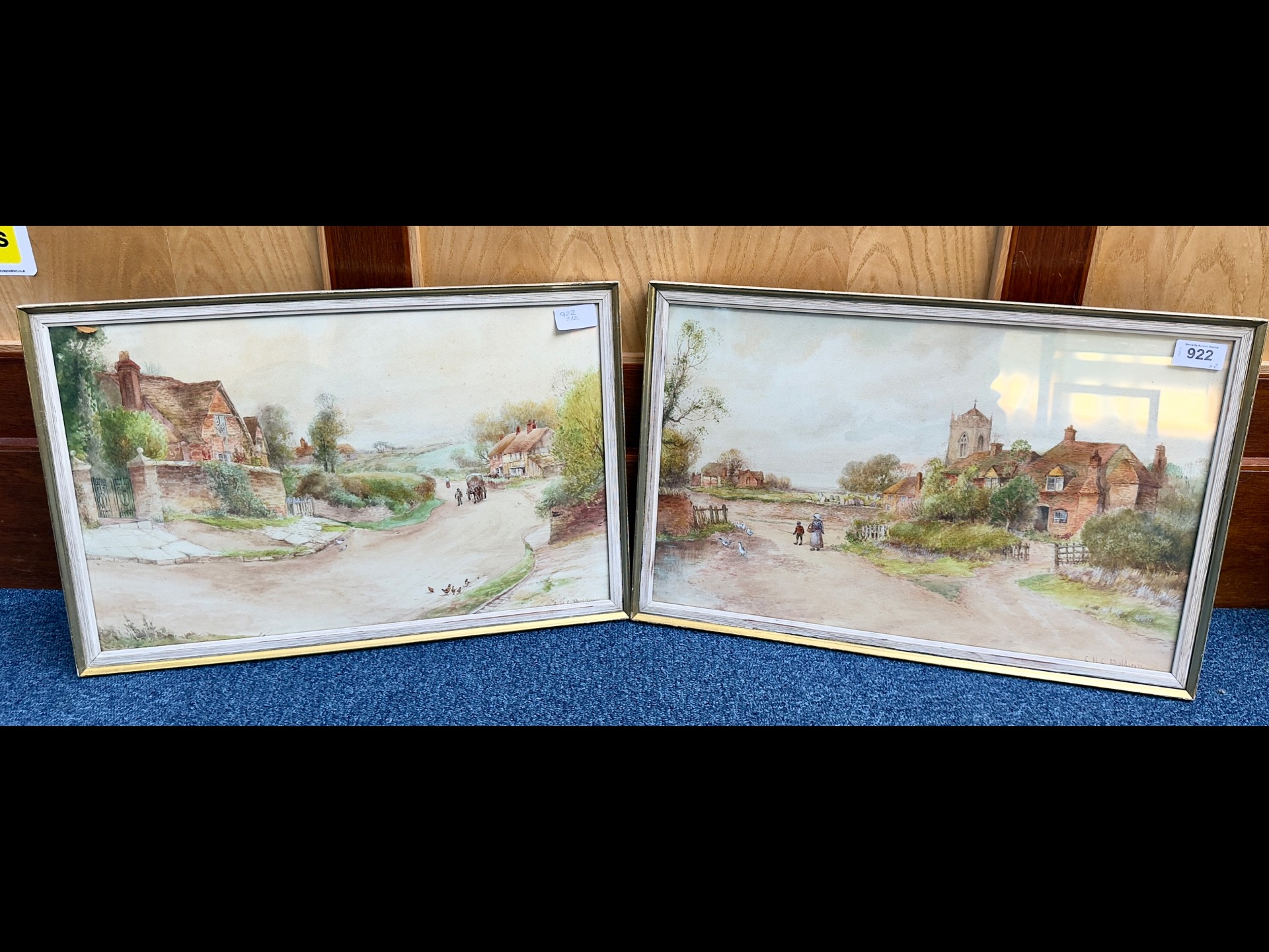 Two Framed Watercolours by C H C Baldwin