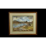 V Young, Three Watercolours, All Showing