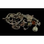 Collection of 925 Silver Jewellery. All