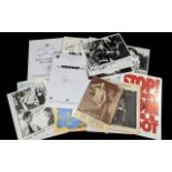 Film Autographs on Photos, Programmes etc. A Terrific Collection With Lots of Famous Signatures.