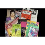 Pop Music - A Nice Collection of Programmes, Photos etc. Top Names Noted with Signatures Including