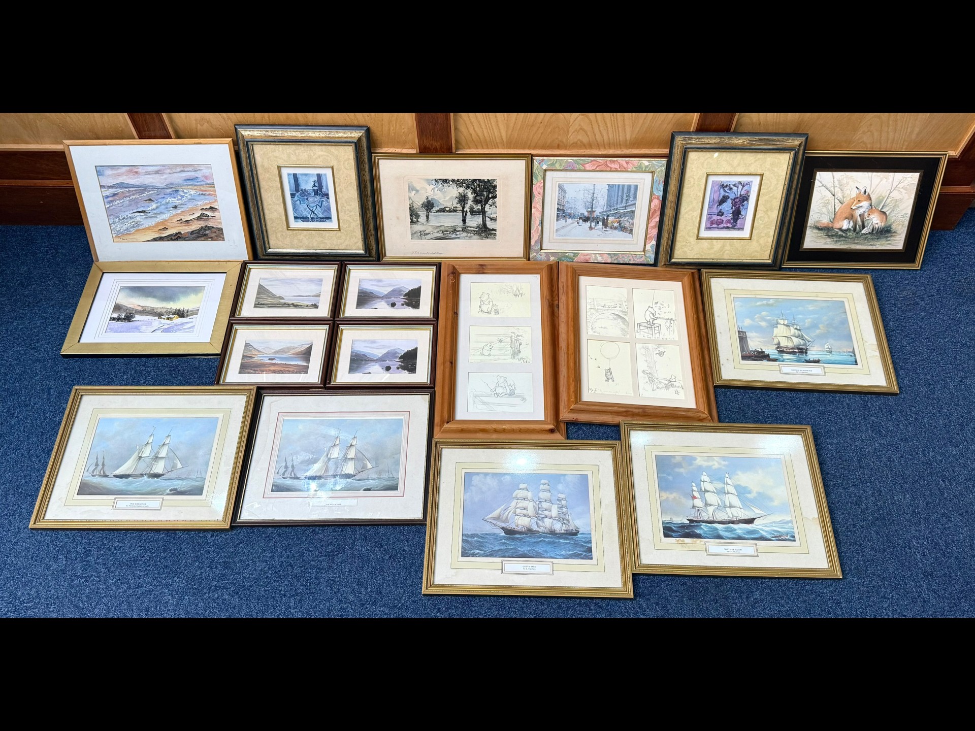 Two Bags Containing a Collection of Modern Framed Prints. - Image 3 of 5