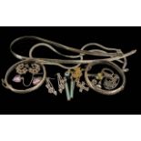 Collection of Sterling Silver Jewellery. All Hallmarked for Silver. Approx Weight 91 grams. Includes