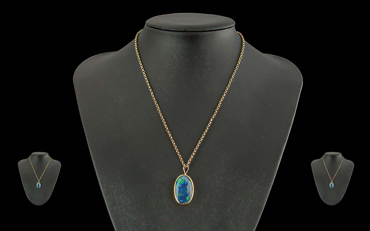 Ladies - Good Quality 9ct Gold Mounted B