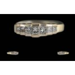 Ladies 18ct White Gold Princes Cut Diamo