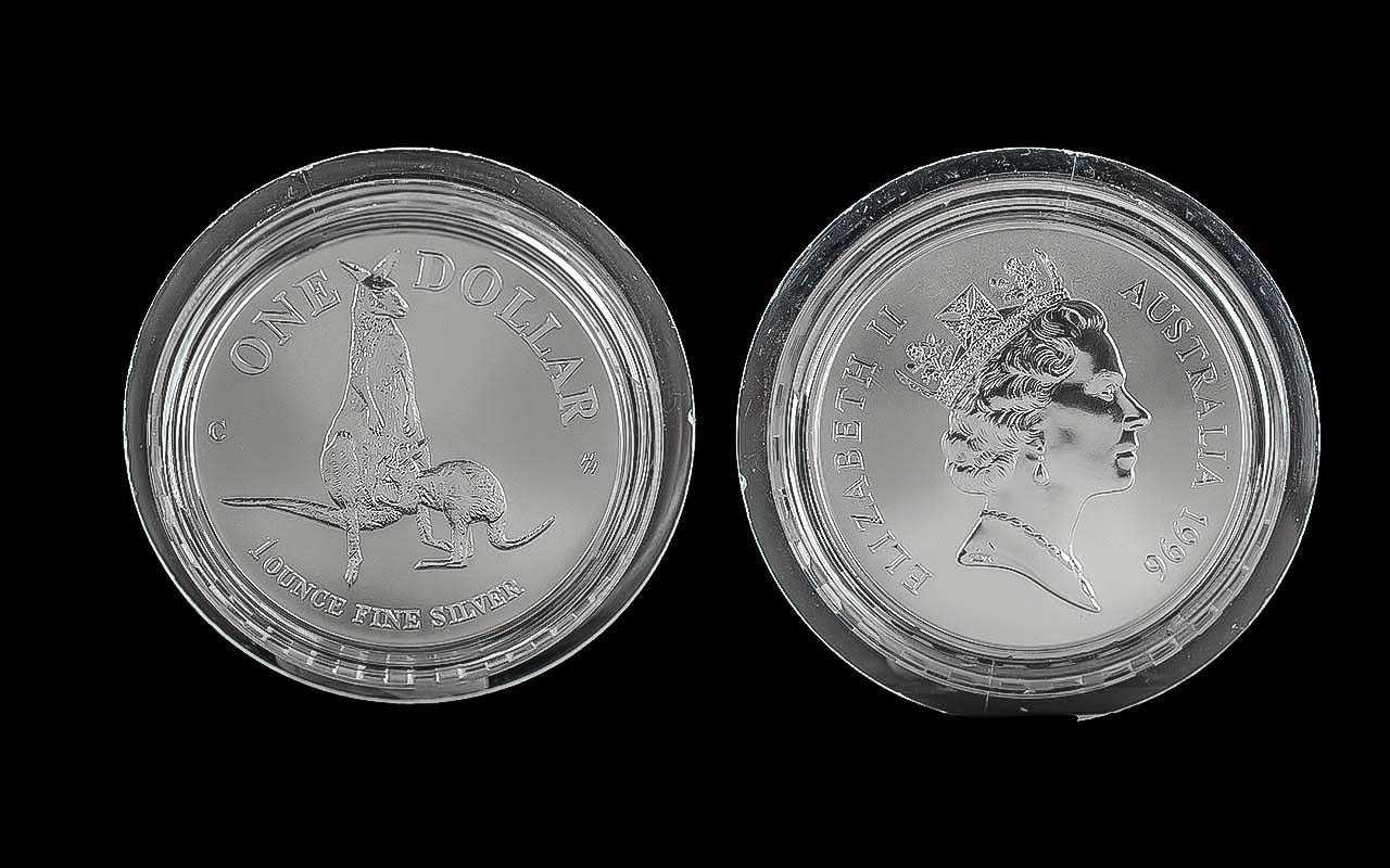 Australia Queen Elizabeth II 1 oz Fine S