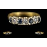 Ladies Pleasing 18ct Gold Seven Stone Sa
