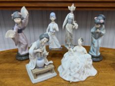 Collection of Porcelain Figures, to include Royal Doulton 'My Love' HN2339,