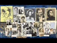 Small Collection of Photographs, mostly signed, including Russ Conway, Mills Twins, Petula Clark,