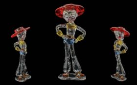 Swarovski Disney Collection Multi Coloured Cut Crystal Figure 'Jessie'.