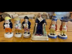 Antique Staffordshire Royal Portrait Fig