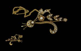 Edwardian Period 1902 - 1910 9ct Gold Br