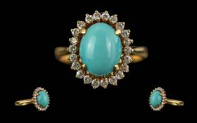 Ladies Pleasing Quality 18ct Gold Turquo