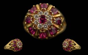 A Kutchinsky Ruby & Diamond Cocktail Rin