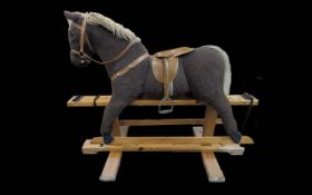 A Large Hand Painted Quality Wooden Rock