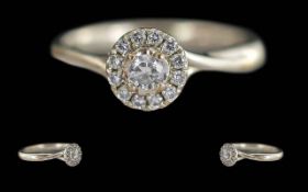 Ladies - Pleasing Quality 18ct White Gol