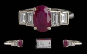 Ladies Superb Quality 18ct White Gold Na