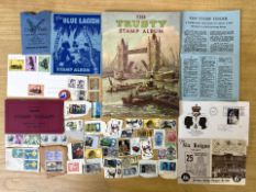 Small Collection of Stamps, two albums p