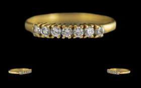 Antique Period Ladies 18ct Gold Seven St