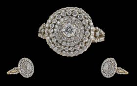 Ladies Pleasing Quality 18ct Gold Diamon