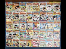 Comics Interest. Good Box of Old Beanos