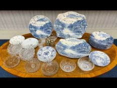 Box of Blue & White China, by Johnson &