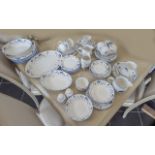 Collection of Royal Doulton ' Windermere Design, Part Dinner Service. Includes Salt & Pepper Pot,