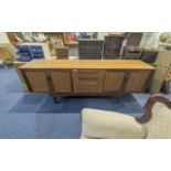 G Plan Teak Sideboard, with four central drawers between two storage cupboards. Height 31'',