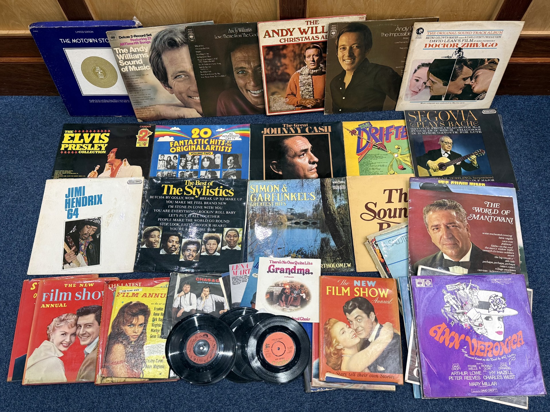 WITHDRAWN Collection of Albums & Singles, to include musicals, James Last, Elvis, Motown, etc.