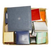 A quantity of assorted modern boxed jewellery including silver etc. Condition - poor to fair to