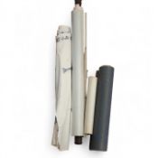 Four Chinese scroll pictures, one after Qi Baishi (1854-1967). Condition - fair