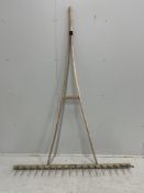 A large French Provincial rake, height 190cm. Condition - fair