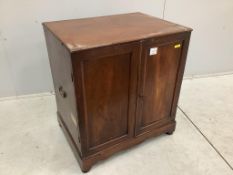 A Victorian mahogany table top collector's chest, width 61cm, depth 45cm, height 67cm.Provenance -