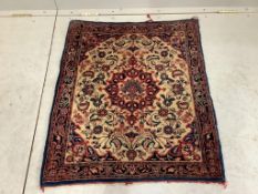 Four North West Persian mats, largest 108 x 70cm. Condition - good