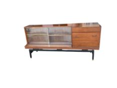 A mid century G Plan 'Librenza' teak sideboard, width 183cm, depth 46cm, height 82cm