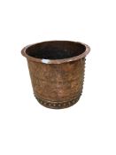 A Victorian copper copper, diameter 50cm, height 44cm