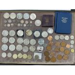 British coins, George III to Elizabeth II, highlights include Bank of England, five shillings