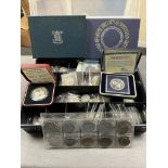 British coins, 18th-20th century,highlights include Victoria, crown, 1889, halfcrown, 1895, penny,