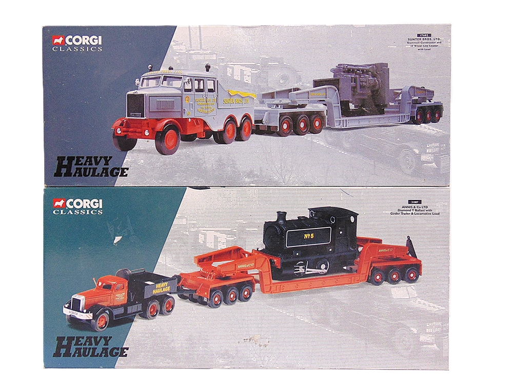 Camion Corgi Heavy Haulage DAF Transporter échelle 1/50 Neuf CC13209
