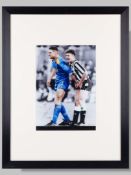A Vinnie Jones and Paul Gascoigne photograph