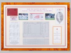 100th Test Match at Lord's England V. West Indies display