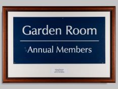 Original signage from Ascot Racecourse prior to the redevelopment programme 2005-2006.