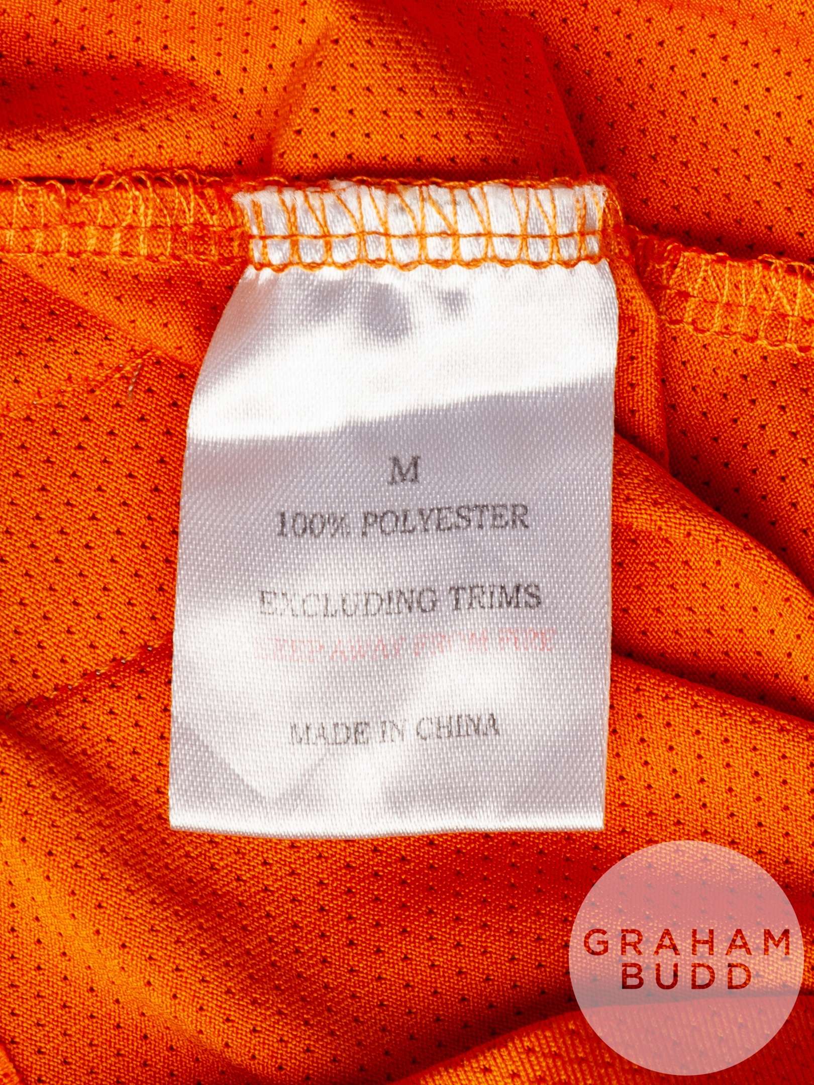 Jamie O'Hara old gold No.24 Wolverhampton Wanderers short-sleeved shirt,&nbsp;2011-12 - Image 5 of 5