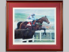 After Jacqueline Stanhope, BEST MATE WITH JIM CULLOTY UP WINNING THEIR FIRST CHELTENHAM GOLD CUP.