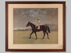 From the Cliff Lines Collection: a signed print of Gordon Richards riding Tudor Minstrel.