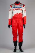 Toyota 2002 Used Pit Crew Used Race Suit
