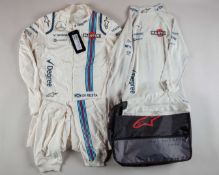 Paul Di Resta 2016 Williams Race Suit and Nomex Top