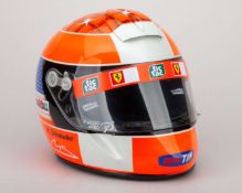 Michael Schumacher 2001 Ferrari Signed Replica Helmet – United States Grand Prix